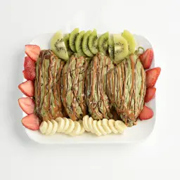 Mixed Fruit Round Waffle
